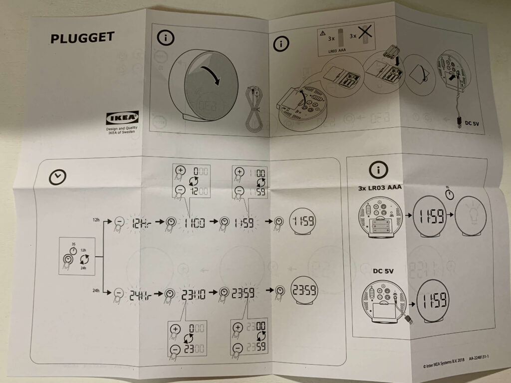 Ikeaのアラーム時計 Plugget プルゲット の設定方法 電池は何が必要 Sakura Blog